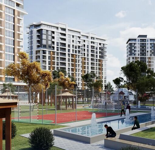1-комн. новостройка - м. Кероглу - 50 м² (2)