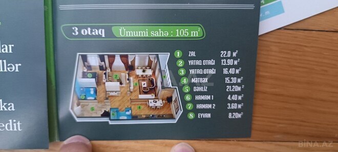 3 otaqlı yeni tikili - Sumqayıt - 103 m² (18)