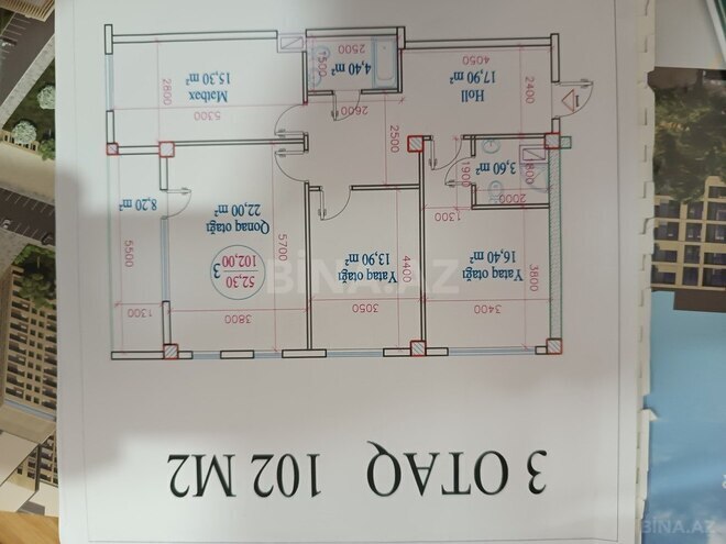 3 otaqlı yeni tikili - Sumqayıt - 103 m² (20)