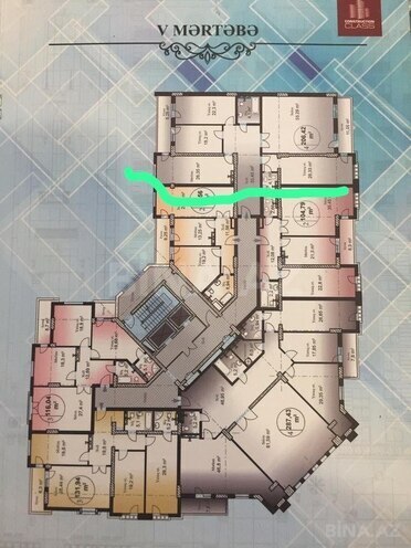 4-комн. новостройка - м. Гянджлик - 206 м² (5)