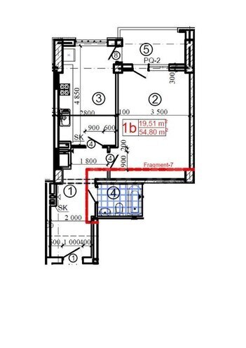 1-комн. новостройка - Сумгаит - 55 м² (21)