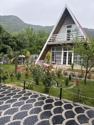 4 otaqlı həyət evi/bağ evi - Qəbələ - 100 m² (6)