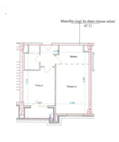 2 otaqlı yeni tikili - Elmlər Akademiyası m. - 50 m² (16)