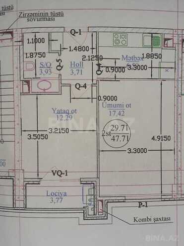 2 otaqlı yeni tikili - Elmlər Akademiyası m. - 50 m² (15)