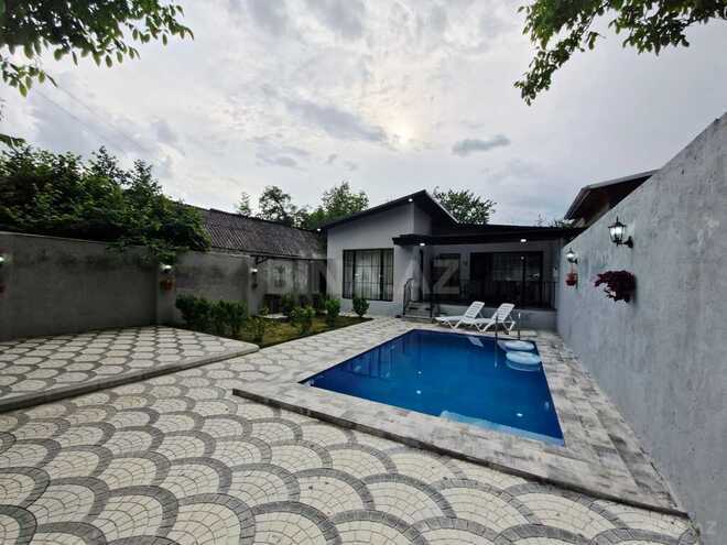 3 otaqlı həyət evi/bağ evi - Qəbələ - 100 m² (8)
