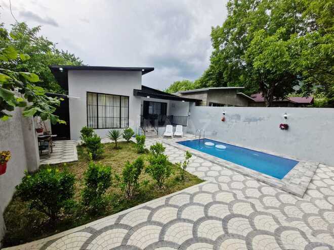 3 otaqlı həyət evi/bağ evi - Qəbələ - 100 m² (1)