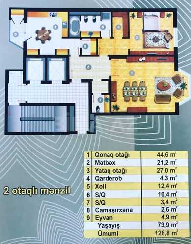 6-комн. новостройка - м. 28 мая - 370 м² (16)