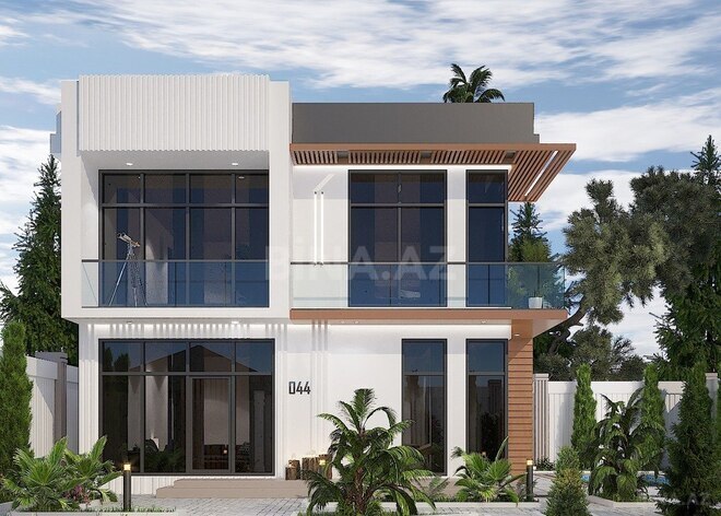 4 otaqlı həyət evi/bağ evi - Novxanı q. - 250 m² (1)