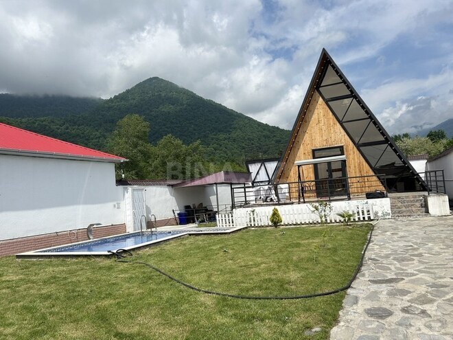 3 otaqlı həyət evi/bağ evi - Qəbələ - 120 m² (2)