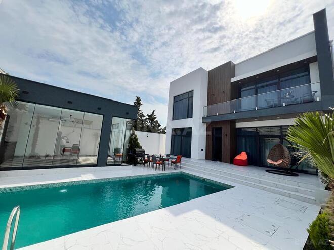 4 otaqlı həyət evi/bağ evi - Mərdəkan q. - 180 m² (4)