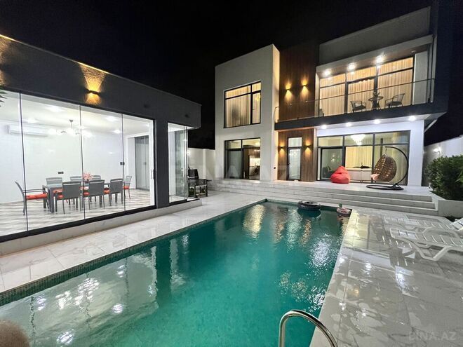 4 otaqlı həyət evi/bağ evi - Mərdəkan q. - 180 m² (1)