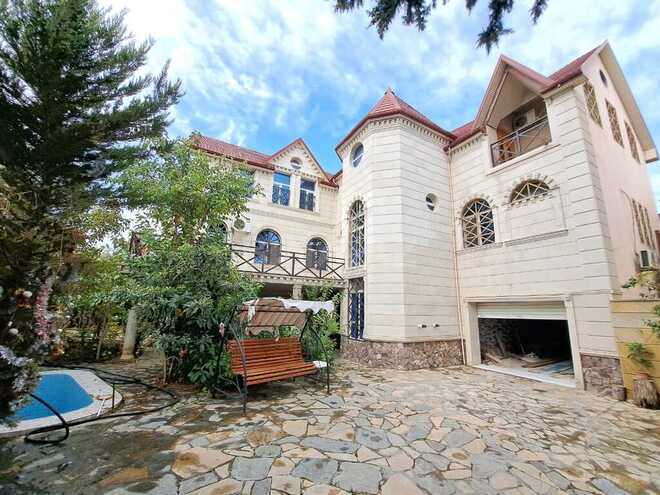 12 otaqlı həyət evi/bağ evi - Badamdar q. - 500 m² (1)