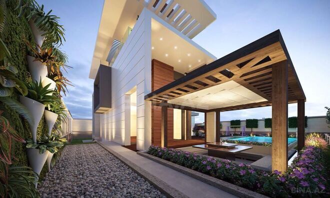 8 otaqlı həyət evi/bağ evi - Şağan q. - 1100 m² (4)