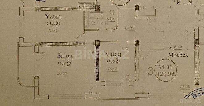 3-комн. новостройка - пос. Ясамал - 124 м² (30)