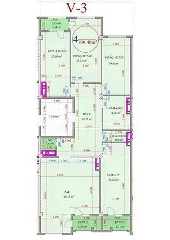 4-комн. новостройка - Наримановский  р. - 213 м² (3)