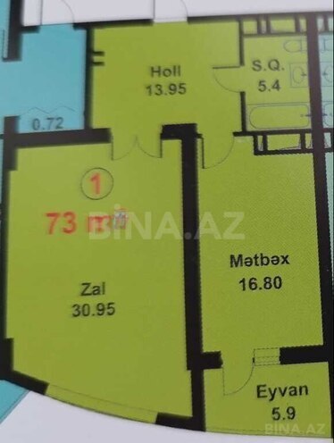 2 otaqlı yeni tikili - Azadlıq Prospekti m. - 75 m² (15)