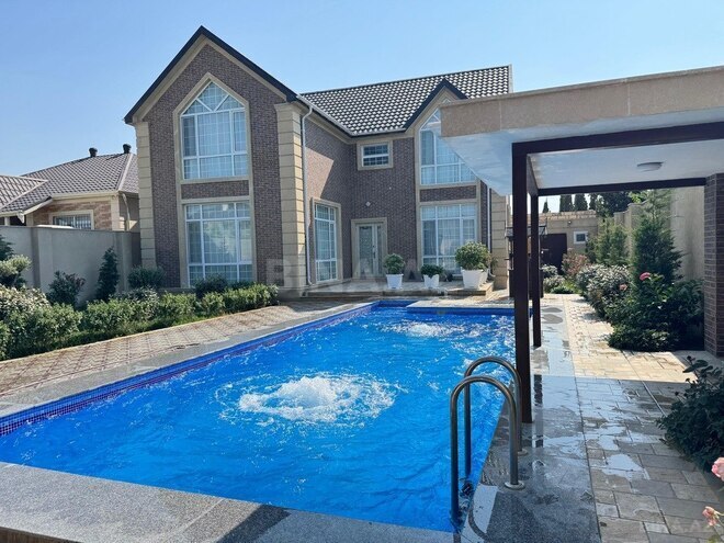 6 otaqlı həyət evi/bağ evi - Nardaran q. - 350 m² (1)