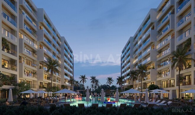 1-комн. новостройка - пос. Нардаран - 58 м² (2)