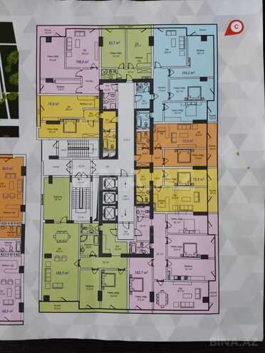 Satılır 2 otaqlı yeni tikili 76 m², Şah İsmayıl Xətai m., photo 6 from 9