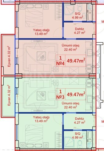 Продаётся 2-комн. новостройка 50 м², пос. Масазыр, photo 10 from 29