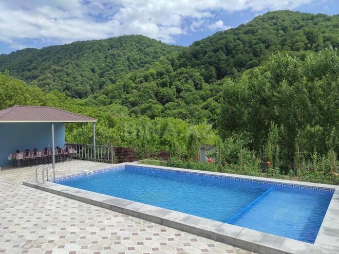3 otaqlı həyət evi/bağ evi - Qəbələ - 120 m² (10)
