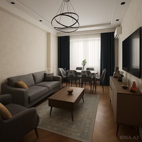 3 otaqlı yeni tikili - Əhmədli q. - 97 m² (1)