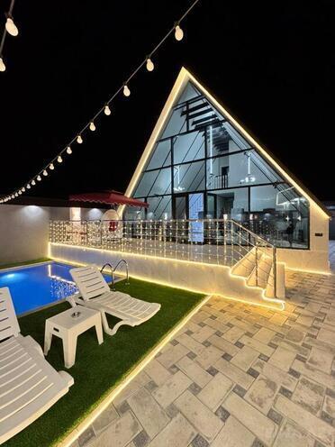 4 otaqlı həyət evi/bağ evi - Qəbələ - 200 m² (5)