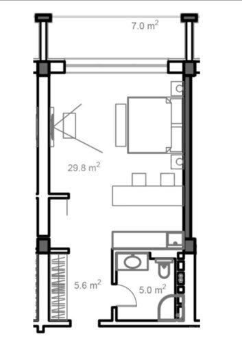 1 otaqlı yeni tikili - Nardaran q. - 58 m² (21)
