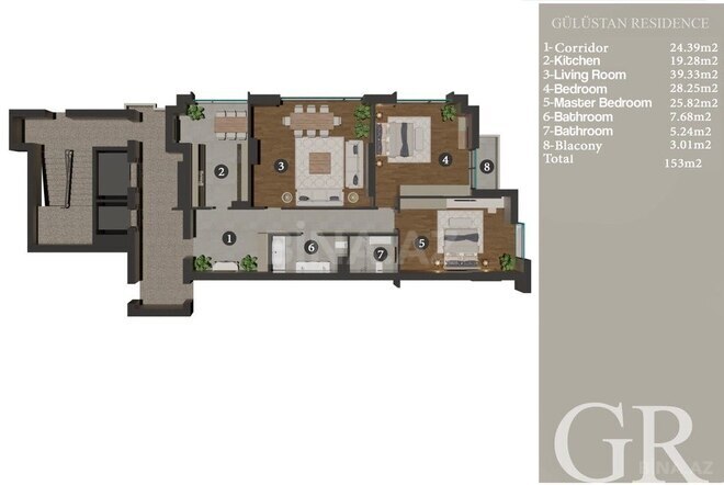 Продаётся 3-комн. новостройка 153 м², м. 28 мая, photo 19 from 24