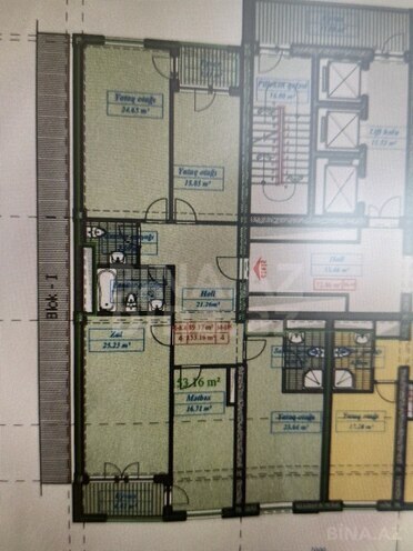4 otaqlı yeni tikili - Həzi Aslanov m. - 130 m² (24)