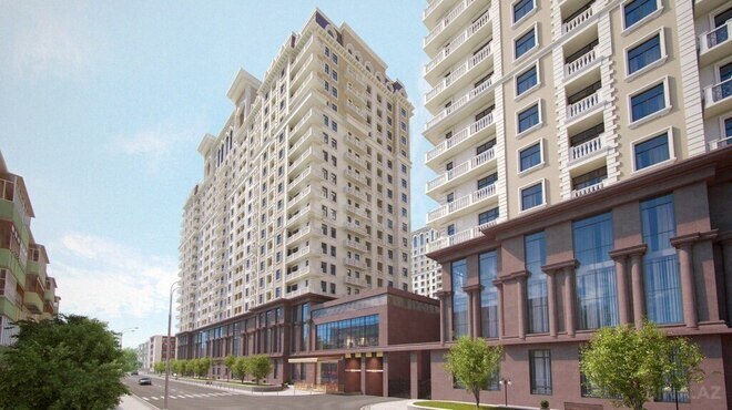 2-комн. новостройка - м. Элмляр Академиясы - 86 м² (1)