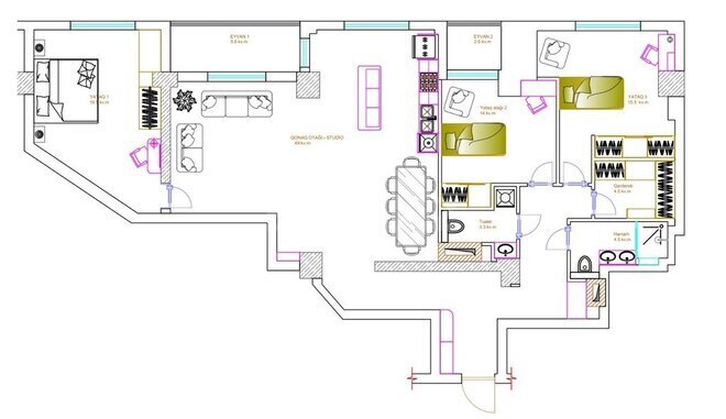 3 otaqlı yeni tikili - Nəsimi r. - 160 m² (2)