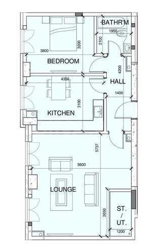2 otaqlı yeni tikili - Ağ şəhər q. - 83.2 m² (9)