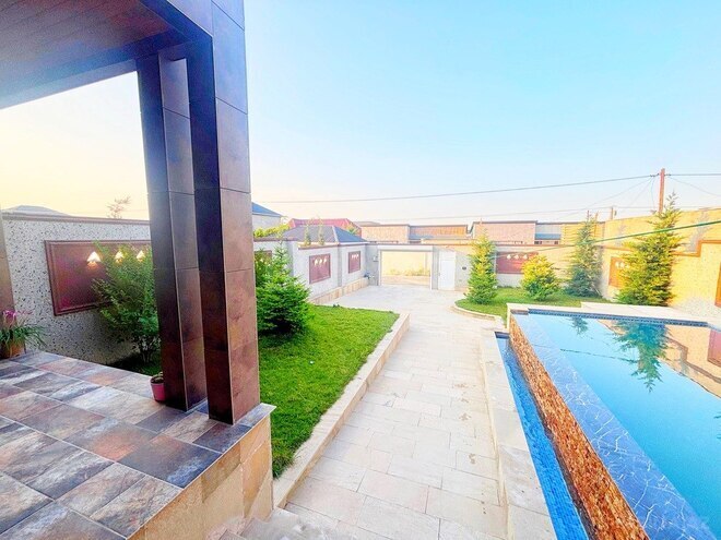 4 otaqlı həyət evi/bağ evi - Mərdəkan q. - 100 m² (1)