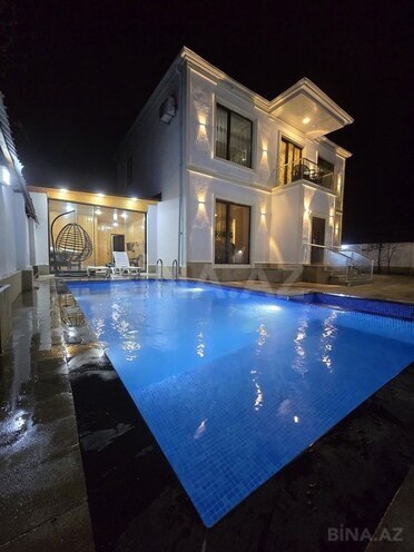 5 otaqlı həyət evi/bağ evi - Qəbələ - 155 m² (1)