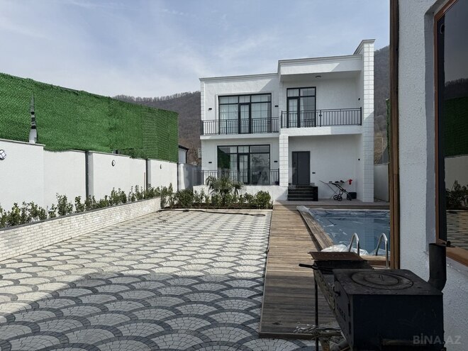 5 otaqlı həyət evi/bağ evi - Qəbələ - 200 m² (1)