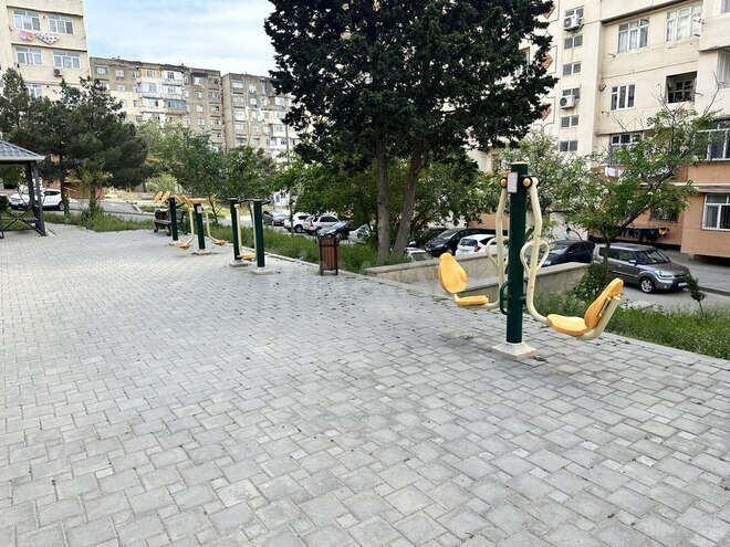 2 otaqlı köhnə tikili - Yeni Günəşli q. - 60 m² (12)