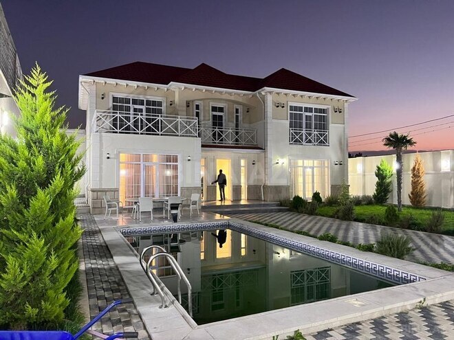 İcarəyə verilir 4 otaqlı həyət evi/bağ evi 200 m², Mərdəkan q., photo 1 from 20