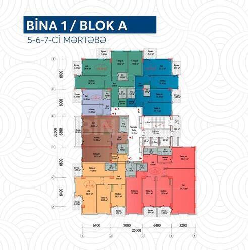 3-комн. новостройка - м. Кероглу - 128 м² (10)