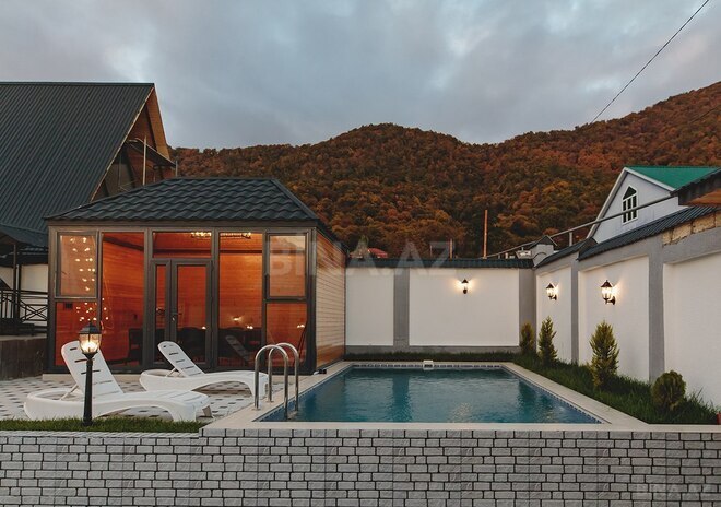 3 otaqlı həyət evi/bağ evi - Qəbələ - 150 m² (3)