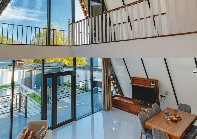 3 otaqlı həyət evi/bağ evi - Qəbələ - 150 m² (17)