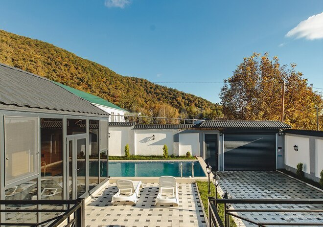 3 otaqlı həyət evi/bağ evi - Qəbələ - 150 m² (12)