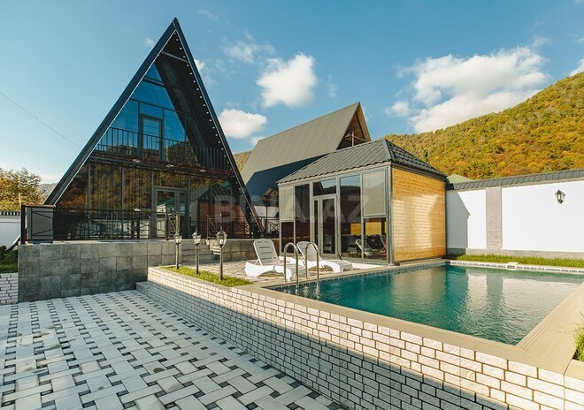 3 otaqlı həyət evi/bağ evi - Qəbələ - 150 m² (6)