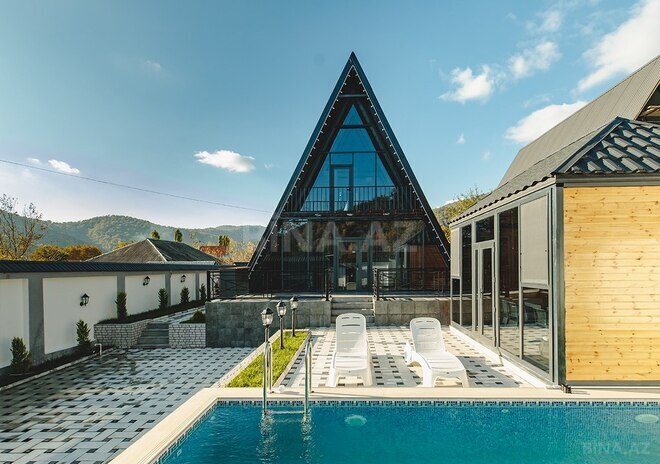3 otaqlı həyət evi/bağ evi - Qəbələ - 150 m² (5)