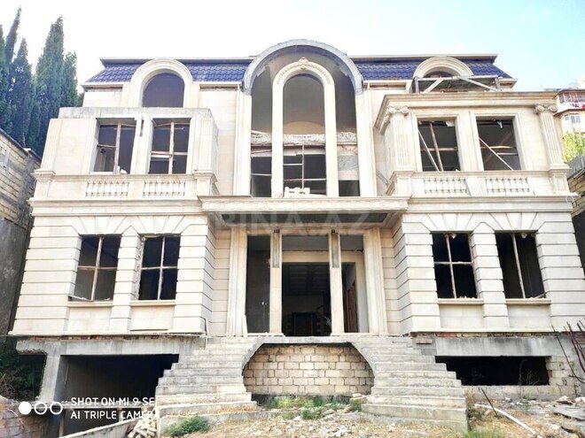 7 otaqlı həyət evi/bağ evi - Həzi Aslanov q. - 450 m² (1)