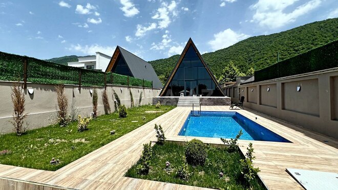 4 otaqlı həyət evi/bağ evi - Qəbələ - 155 m² (16)
