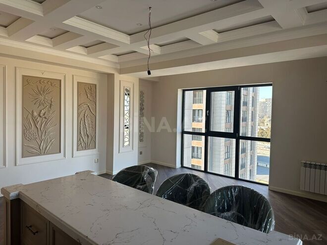 4 otaqlı yeni tikili - Şah İsmayıl Xətai m. - 126.7 m² (3)