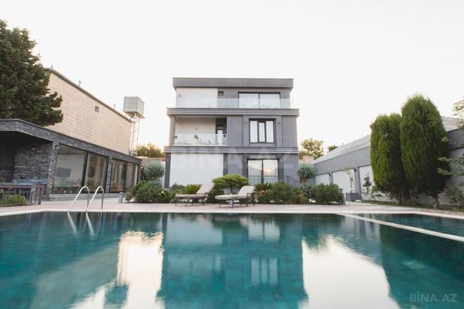 8 otaqlı həyət evi/bağ evi - Badamdar q. - 380 m² (1)