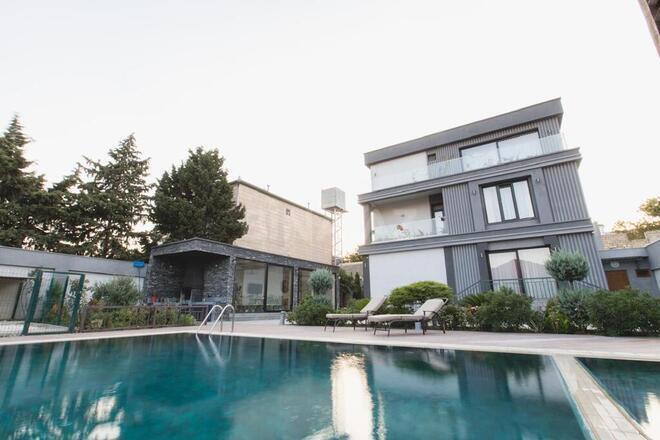 8 otaqlı həyət evi/bağ evi - Badamdar q. - 380 m² (2)