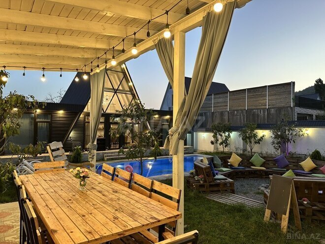 5 otaqlı həyət evi/bağ evi - Qəbələ - 140 m² (13)